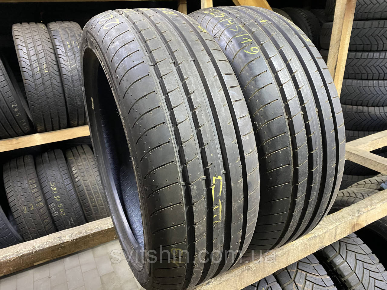 Шини Літо 225/45R19 Goodyear Eagle F1 RFT 7мм 2шт, фото 1