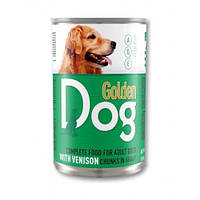 Влажный корм для собак 415г Оленина Golden Dog