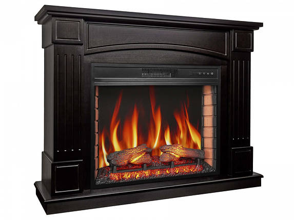 Камінокомплект підлоговий електрокамін з обігрівом, з порталом ArtiFlame BOSTON AF28S Венге (зі звуком), фото 2