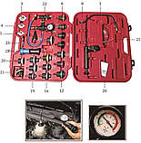 Набір для тестування тиску в радіаторі 28од., фото 4