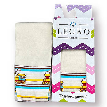 Колготки дитячі демісезонні бавовна LEGKO, 12 розмір, 74-80 см, 1-2 роки, 19122