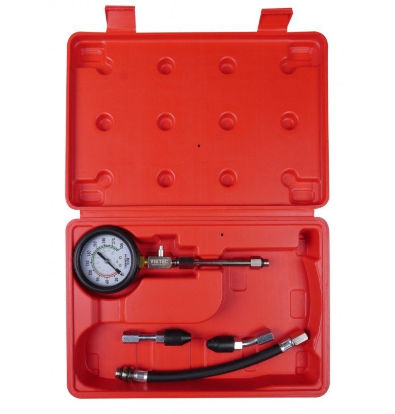 Компресометр для бензинових двигунів із набором адаптерів, фото 1