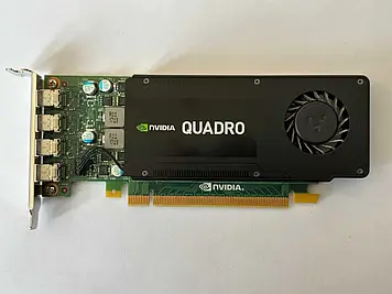 Дискретна відеокарта nVidia Quadro K1200/4 GB GDDR5, 128-bit miniDP х4 Low profile + перехідник miniDP to HDMI