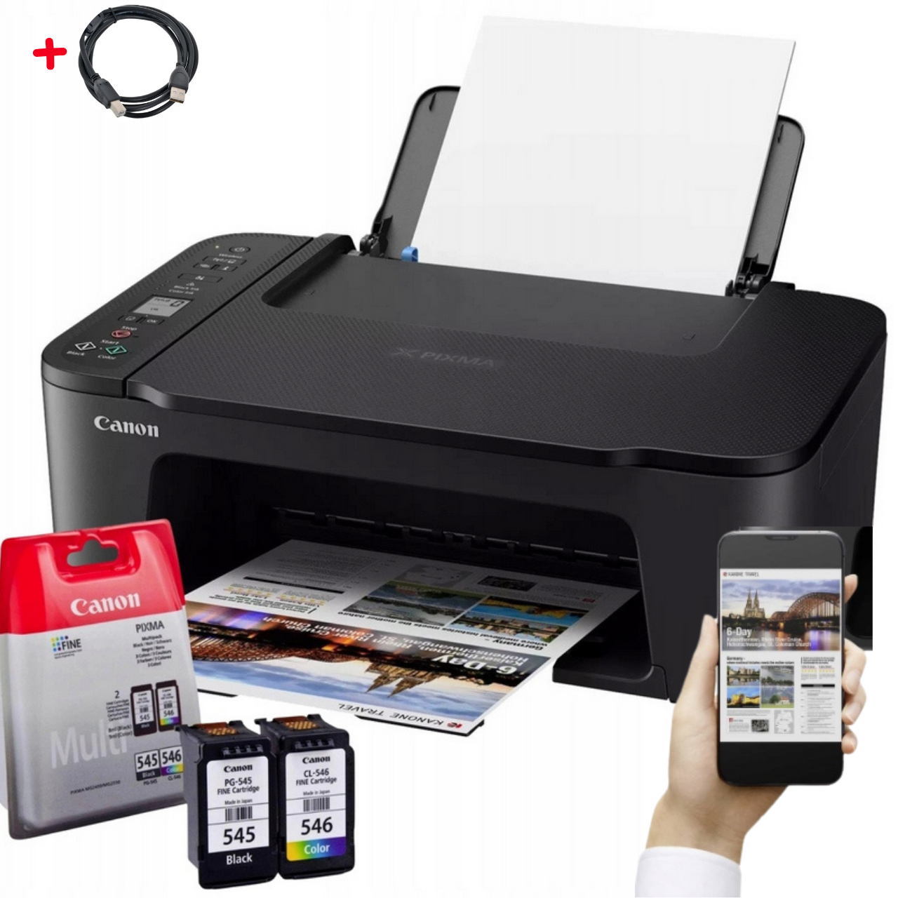 БФП Принтер, сканер, ксерокс з WiFi 3в1 Canon Pixma TS3450 (12 міс. гарантія)