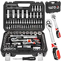 Автомобильный набор инструментов для авто 108 предметов Yato Профессиональный набор инструментов Домашний