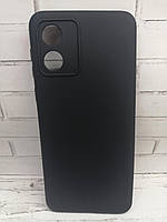 Чехол для Motorola E13 накладка бампер черный