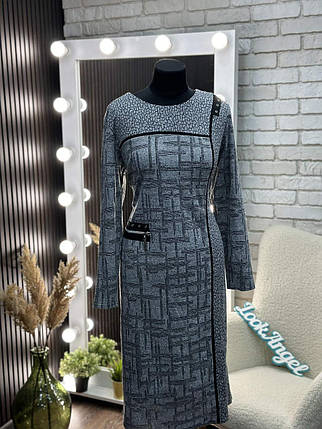 Стильна жіноча сукня, тканина "Трикотаж" 52, 54 розмір 52, фото 1