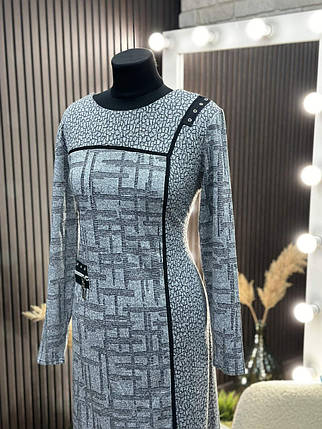 Стильна жіноча сукня, тканина "Трикотаж" 52, 54 розмір 52, фото 2