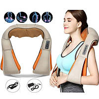 Роликовый массажер для спины и шеи massager of neck kneading - массажеры для шеи и плеч