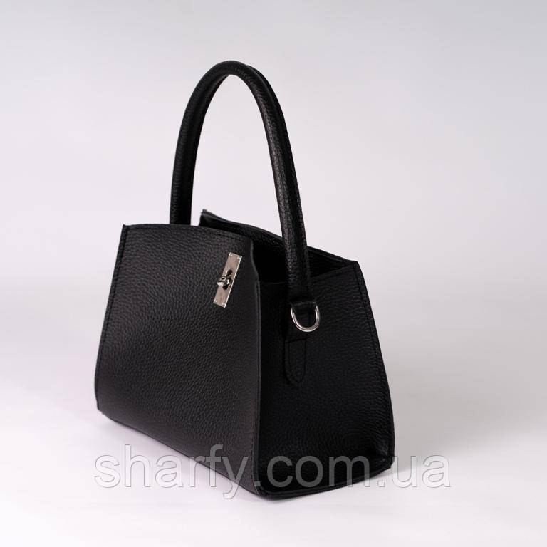 Жіноча сумка мала через плече у 7-и кольорах. Чорний