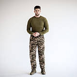 Тактичні зимові штани 4 кишені на флісі піксель, фото 8