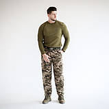 Тактичні зимові штани 4 кишені на флісі піксель, фото 10