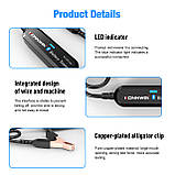 Konnwei BK200 тестер акумуляторних батарей 6-12-24v з бездротовим підключенням до смартфону (black,bluetooth), фото 6