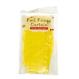 Декоративна шторка для фотозони, жовта ELISEY