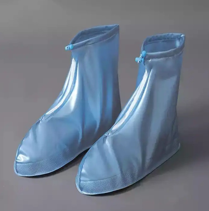 Чехлы-дождевики для обуви 2ХЛ 43-44 размер голубые Топ продаж! - фото 2 - id-p2106577525