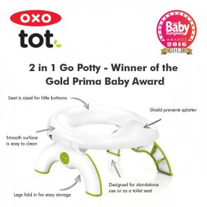 Детский дорожный туалет OXO Tot 2-in-1 Go Potty for Travel. Горшок детский Топ продаж! - фото 3 - id-p2106577532