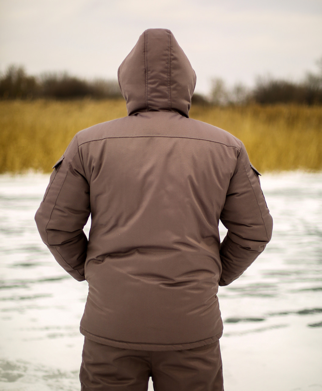 Мужские рабочие зимние куртки "Арктика" серая - фото 4 - id-p183838489