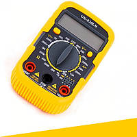 Мультиметр DT-830 LN с подсветкой и звуком ABaTap до 750 В Оранжевый, тестер для измерения напряжения