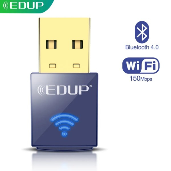 Мережева Wi-Fi EDUP + Bluetoth (2 в 1)