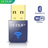 Мережева Wi-Fi EDUP + Bluetoth (2 в 1)