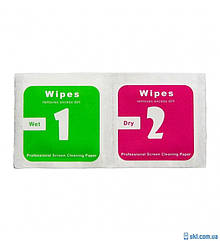 Серветки для поклейки скла 2шт