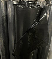 Пленка черная 30мкм 3мх100м полиетиленовая черная пленка для мульчирования