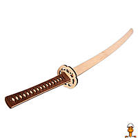 Сувенирный деревянный меч "катана мини", 47 см, детская игрушка, от 6 лет, Сувенір-декор KT45