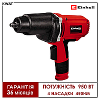 Гайковерт ударный электрический 950 Вт Einhell CC-IW 950/1 450 Нм 4 насадки Патрон 1/2"