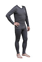 Термобілизна чоловіча Tramp Microfleece комплект (футболка+штани) grey UTRUM-020, UTRUM-020-grey-S
