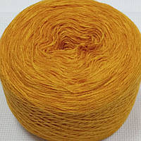 Акриловые нитки для вышивки 50 г Цвет желтый 296