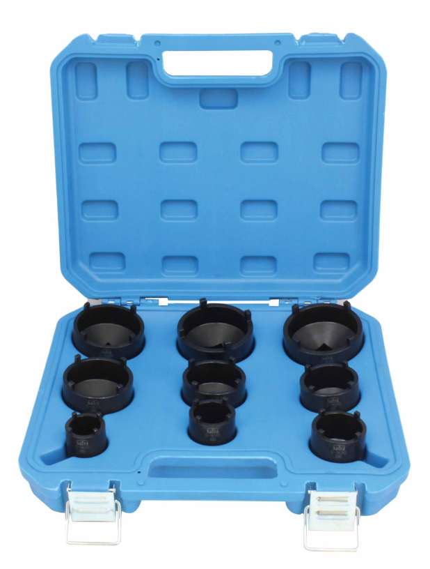 Набір корончастих головок 1/2" і 3/4" 9 предметів SATRA S-9GNS