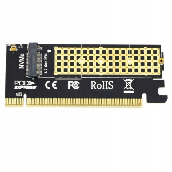 Адаптер PCI-E 16x для M.2 NVME NGFF SSD