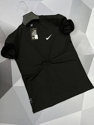 Футболка чоловіча Nike великого розміру 2XL-6XL, XXL, 52, Чорний