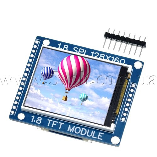 Дисплей 1.8 160х128 на контролері ST7735S синій, фото 1
