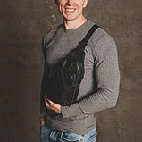Чоловічі сумки кроссбоді | Грудна сумка | Тактична сумка рюкзак DT-125 через плече, фото 3