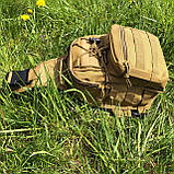 Тактичний рюкзак через плече Нагрудна сумка чоловіча тактична тканинна | Чоловічі сумки PD-118 рюкзак слінг, фото 9