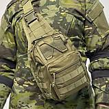 Рюкзак військовий сумка тактична | Рюкзак для військовослужбовців Міцний рюкзак | QI-140 Рюкзак чоловічий, фото 2