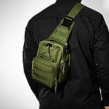 Рюкзак військовий сумка тактична | Рюкзак для військовослужбовців Міцний рюкзак | QI-140 Рюкзак чоловічий, фото 5
