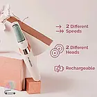 Електрична пемза Flawless Pedi для ніг з двома насадками · Апарат – пилка для педикюру · USB зарядка, фото 2