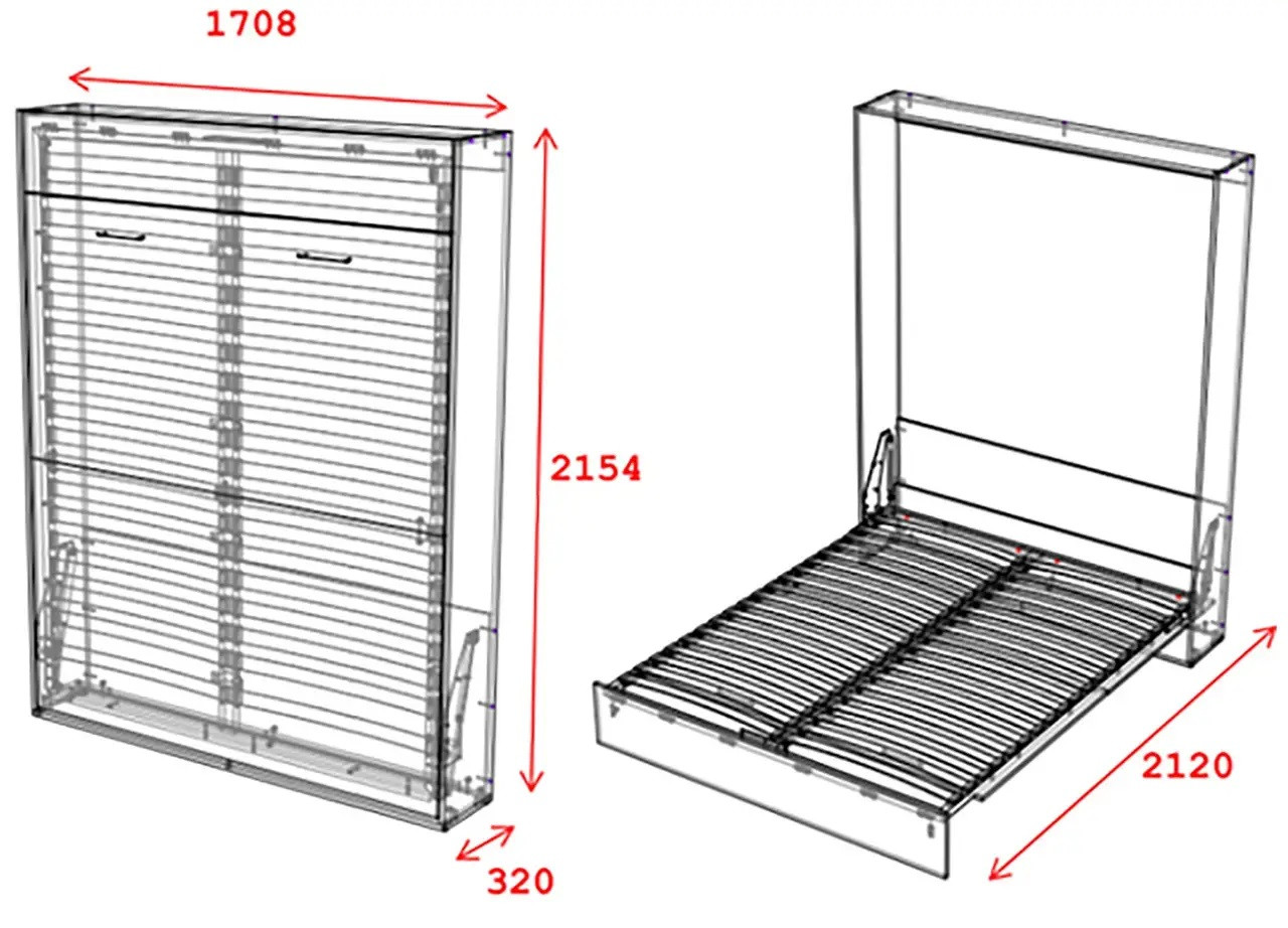 Ліжко-трансформер Mitra 160*200 см антрацит ТМ ARTinHEAD, фото 7