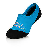 Шкарпетки для басейну Aqua Speed NEO SOCKS 6780 чорний, блакитний Діт 30-31