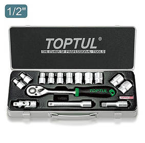 Набір насадок 1/2" 15ед інструменту 6-гр TOPTUL GCAD1502