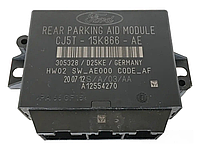 Компьютер сенсора заднего бампера Ford C-Max Hybrid 13-18 оригинал б/у CJ5T-15K866-AE