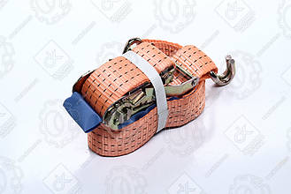 Стяжка вантажу, 2t. 50mm.x5m.(0.5+4.5) метал. ручка