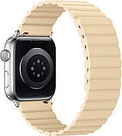 Силиконовый магнитный ремешек Tasikar для Apple Watch 45 мм, 44 мм, 42 мм, серия 8, 7, 6, 5, 4, 3, 2, 1 SE