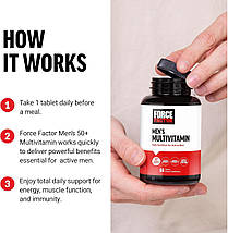 Вітаміни для чоловіків Force Factor Men’s Multivitamins 60 таб., фото 4
