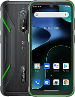 Смартфон защищенный с двойной камерой и функцией нфс модулем Blackview BV5200 Pro 4/64Gb green