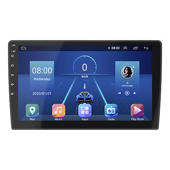 Автомагнітола 2 din Lesko W-10 10" 4+32 4G Тор + CarPlay GPS Android