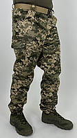 Штани зимові з манжетами, на флісі, тактичні військові Піксель ЗСУ, 46 48