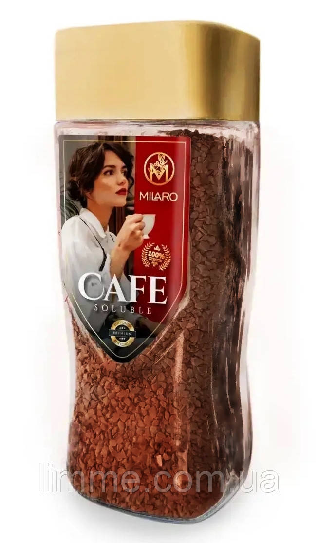 Кава розчинна сублімована Milaro Cafe Soluble 200 гр